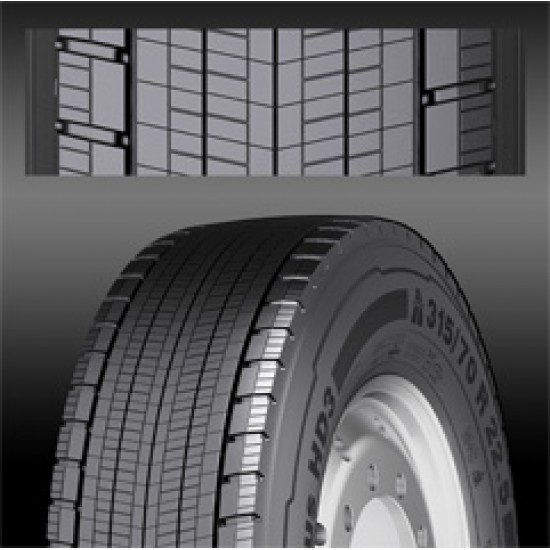 315/70 R 22,5 Continental HD3 EcoPlus 154/150L 3MPSF