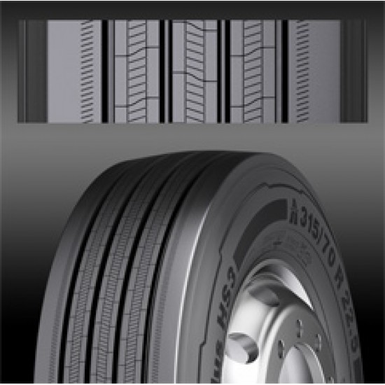 315/70 R 22,5 Continental EcoPlus HS3 18PR 156/150L XL