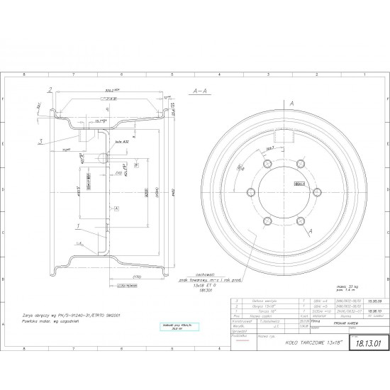 13X18 PRONAR F6 161/205 ET0 (18.13.01)