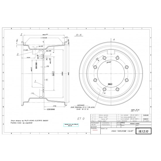 13X18 PRONAR F8 ET0 221/275/21.5 (18.13.10)